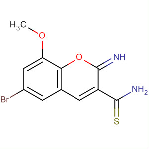 919092-08-3  2H-1-Benzopyran-3-carbothioamide, 6-bromo-2-imino-8-methoxy-