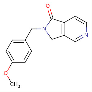 919093-55-3  1H-Pyrrolo[3,4-c]pyridin-1-one,2,3-dihydro-2-[(4-methoxyphenyl)methyl]-