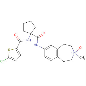 919098-87-6  2-Thiophenecarboxamide,5-chloro-N-[1-[[(2,3,4,5-tetrahydro-3-methyl-3-oxido-1H-3-benzazepin-7-yl)amino]carbonyl]cyclopentyl]-