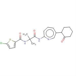 919098-93-4  2-Thiophenecarboxamide,5-chloro-N-[1,1-dimethyl-2-oxo-2-[(2,3,4,5-tetrahydro-2-oxo-1H-3-benzazepin-7-yl)amino]ethyl]-