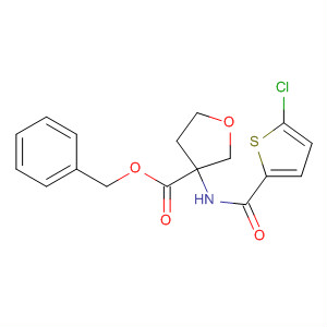 919098-95-6  3-Furancarboxylic acid,3-[[(5-chloro-2-thienyl)carbonyl]amino]tetrahydro-, phenylmethyl ester
