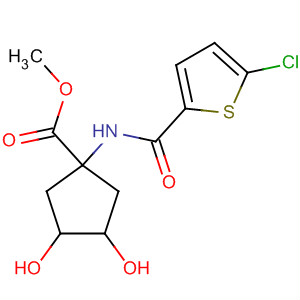 919099-30-2  Cyclopentanecarboxylic acid,1-[[(5-chloro-2-thienyl)carbonyl]amino]-3,4-dihydroxy-, methyl ester