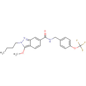 919107-08-7  2H-Indazole-6-carboxamide,2-butyl-3-methoxy-N-[[4-(trifluoromethoxy)phenyl]methyl]-