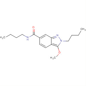919107-11-2  2H-Indazole-6-carboxamide, N,2-dibutyl-3-methoxy- 919107-11-2  2H-Indazole-6-carboxamide, N,2-dibutyl-3-methoxy-