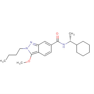 919107-12-3  2H-Indazole-6-carboxamide,2-butyl-N-[(1R)-1-cyclohexylethyl]-3-methoxy-