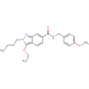 919107-19-0  2H-Indazole-6-carboxamide,2-butyl-3-ethoxy-N-[(4-methoxyphenyl)methyl]-