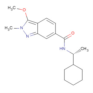 919107-52-1  2H-Indazole-6-carboxamide,N-[(1R)-1-cyclohexylethyl]-3-methoxy-2-methyl-