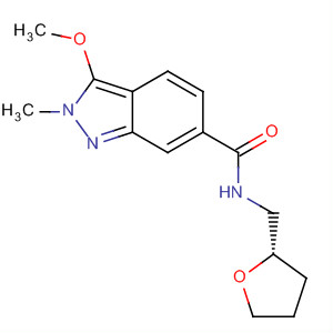 919107-56-5  2H-Indazole-6-carboxamide,3-methoxy-2-methyl-N-[[(2S)-tetrahydro-2-furanyl]methyl]-