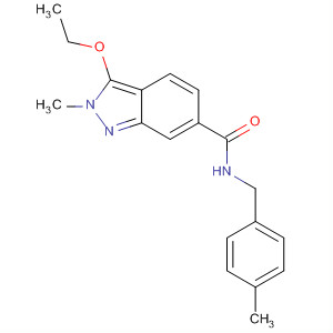 919107-58-7  2H-Indazole-6-carboxamide,3-ethoxy-2-methyl-N-[(4-methylphenyl)methyl]-