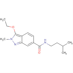 919107-64-5  2H-Indazole-6-carboxamide, 3-ethoxy-2-methyl-N-(3-methylbutyl)- 919107-64-5  2H-Indazole-6-carboxamide, 3-ethoxy-2-methyl-N-(3-methylbutyl)-
