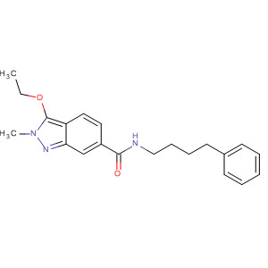 919107-67-8  2H-Indazole-6-carboxamide, 3-ethoxy-2-methyl-N-(4-phenylbutyl)- 919107-67-8  2H-Indazole-6-carboxamide, 3-ethoxy-2-methyl-N-(4-phenylbutyl)-