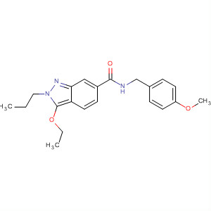 919107-99-6  2H-Indazole-6-carboxamide,3-ethoxy-N-[(4-methoxyphenyl)methyl]-2-propyl-