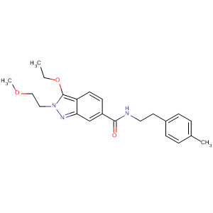 919108-46-6  2H-Indazole-6-carboxamide,3-ethoxy-2-(2-methoxyethyl)-N-[2-(4-methylphenyl)ethyl]-