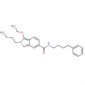 919108-47-7  2H-Indazole-6-carboxamide,3-ethoxy-2-(2-methoxyethyl)-N-(4-phenylbutyl)- 919108-47-7  2H-Indazole-6-carboxamide,3-ethoxy-2-(2-methoxyethyl)-N-(4-phenylbutyl)-