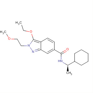 919108-52-4  2H-Indazole-6-carboxamide,N-[(1R)-1-cyclohexylethyl]-3-ethoxy-2-(2-methoxyethyl)-