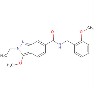 919108-61-5  2H-Indazole-6-carboxamide,2-ethyl-3-methoxy-N-[(2-methoxyphenyl)methyl]-