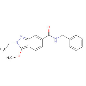 919108-62-6  2H-Indazole-6-carboxamide, 2-ethyl-3-methoxy-N-(phenylmethyl)- 919108-62-6  2H-Indazole-6-carboxamide, 2-ethyl-3-methoxy-N-(phenylmethyl)-