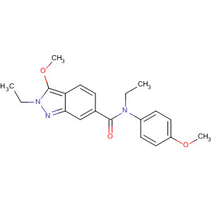 919108-65-9  2H-Indazole-6-carboxamide,N,2-diethyl-3-methoxy-N-(4-methoxyphenyl)- 919108-65-9  2H-Indazole-6-carboxamide,N,2-diethyl-3-methoxy-N-(4-methoxyphenyl)-