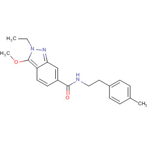 919108-66-0  2H-Indazole-6-carboxamide,2-ethyl-3-methoxy-N-[2-(4-methylphenyl)ethyl]-