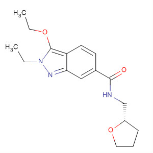 919108-96-6  2H-Indazole-6-carboxamide,3-ethoxy-2-ethyl-N-[[(2S)-tetrahydro-2-furanyl]methyl]-