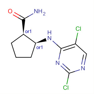 919116-43-1  Cyclopentanecarboxamide, 2-[(2,5-dichloro-4-pyrimidinyl)amino]-,(1R,2S)-rel-