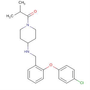 919118-42-6  1-Propanone,1-[4-[[[2-(4-chlorophenoxy)phenyl]methyl]amino]-1-piperidinyl]-2-methyl-