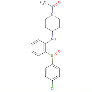 919118-77-7  Ethanone, 1-[4-[[2-[(4-chlorophenyl)sulfinyl]phenyl]amino]-1-piperidinyl]-