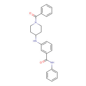 919118-86-8  Benzamide, 3-[(1-benzoyl-4-piperidinyl)amino]-N-phenyl-