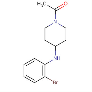 919118-89-1  Ethanone, 1-[4-[(2-bromophenyl)amino]-1-piperidinyl]-