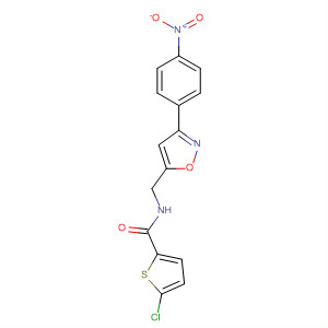 919121-33-8  2-Thiophenecarboxamide,5-chloro-N-[[3-(4-nitrophenyl)-5-isoxazolyl]methyl]-