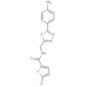 919121-41-8  2-Thiophenecarboxamide,N-[[5-(4-aminophenyl)-1,3,4-oxadiazol-2-yl]methyl]-5-chloro-