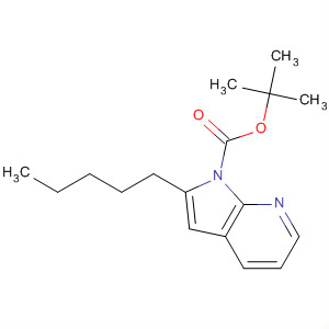 919123-96-9  1H-Pyrrolo[2,3-b]pyridine-1-carboxylic acid, 2-pentyl-, 1,1-dimethylethylester