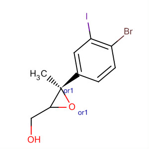 919124-22-4  2-Oxiranemethanol, 3-(4-bromo-3-iodophenyl)-3-methyl-, (2R,3R)-rel-