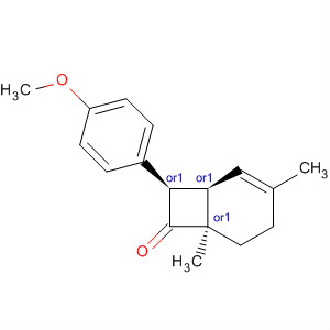 919173-16-3  Bicyclo[4.2.0]oct-2-en-7-one, 8-(4-methoxyphenyl)-3,6-dimethyl-,(1R,6R,8R)-rel-