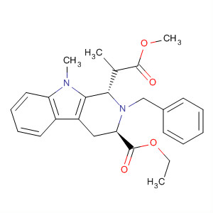 919282-27-2  1H-Pyrido[3,4-b]indole-1-propanoic acid,3-(ethoxycarbonyl)-2,3,4,9-tetrahydro-9-methyl-2-(phenylmethyl)-, methylester, (1S,3R)-