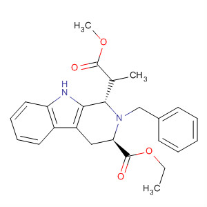 919282-28-3  1H-Pyrido[3,4-b]indole-1-propanoic acid,3-(ethoxycarbonyl)-2,3,4,9-tetrahydro-2-(phenylmethyl)-, methyl ester,(1S,3R)-