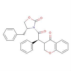919285-79-3  2-Oxazolidinone,3-[(2S)-2-(3,4-dihydro-4-oxo-2H-1-benzopyran-3-yl)-2-phenylacetyl]-4-(phenylmethyl)-, (4R)-