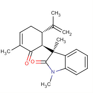 919285-89-5  2H-Indol-2-one,1,3-dihydro-1,3-dimethyl-3-[(1S,6S)-3-methyl-6-(1-methylethenyl)-2-oxo-3-cyclohexen-1-yl]-, (3S)-