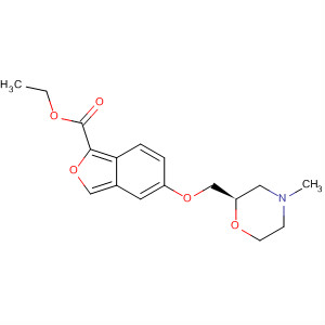 919286-67-2  2-Benzofurancarboxylic acid, 5-[[(2R)-4-methyl-2-morpholinyl]methoxy]-,ethyl ester