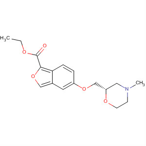 919286-80-9  2-Benzofurancarboxylic acid, 5-[[(2S)-4-methyl-2-morpholinyl]methoxy]-,ethyl ester
