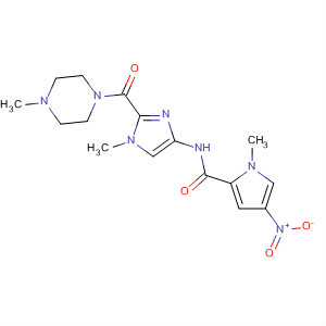 919288-31-6  1H-Pyrrole-2-carboxamide,1-methyl-N-[1-methyl-2-[(4-methyl-1-piperazinyl)carbonyl]-1H-imidazol-4-yl]-4-nitro-