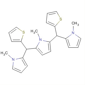 919295-57-1  1H-Pyrrole, 1-methyl-2,5-bis[(1-methyl-1H-pyrrol-2-yl)-2-thienylmethyl]-