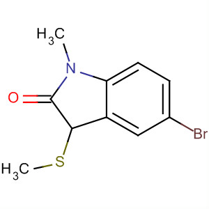 919348-92-8  2H-Indol-2-one, 5-bromo-1,3-dihydro-1-methyl-3-(methylthio)- 919348-92-8  2H-Indol-2-one, 5-bromo-1,3-dihydro-1-methyl-3-(methylthio)-