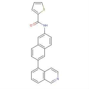 919362-55-3  2-Thiophenecarboxamide, N-[6-(5-isoquinolinyl)-2-naphthalenyl]-