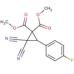 919475-03-9  1,1-Cyclopropanedicarboxylic acid, 2,2-dicyano-3-(4-fluorophenyl)-,1,1-dimethyl ester