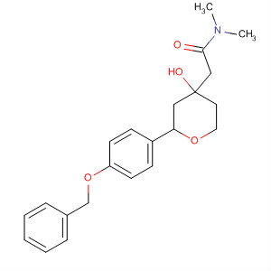 919475-16-4  2H-Pyran-4-acetamide,tetrahydro-4-hydroxy-N,N-dimethyl-a-[4-(phenylmethoxy)phenyl]-
