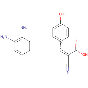 919475-24-4  2-Propenoic acid, 2-cyano-3-(4-hydroxyphenyl)-, compd. withbenzenediamine (1:1)
