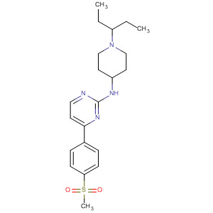 919493-42-8  3-Pyridazinamine,N-[1-(1-ethylpropyl)-4-piperidinyl]-6-[4-(methylsulfonyl)phenyl]-