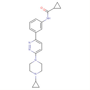 919495-46-8  Cyclopropanecarboxamide,N-[3-[6-(4-cyclopropyl-1-piperazinyl)-3-pyridazinyl]phenyl]-