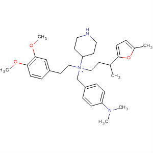 919511-04-9  4-Piperidinamine,N-[2-(3,4-dimethoxyphenyl)ethyl]-1-[[4-(dimethylamino)phenyl]methyl]-N-[3-(5-methyl-2-furanyl)butyl]-